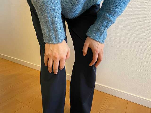 変形性膝関節症(右膝)65歳女性
